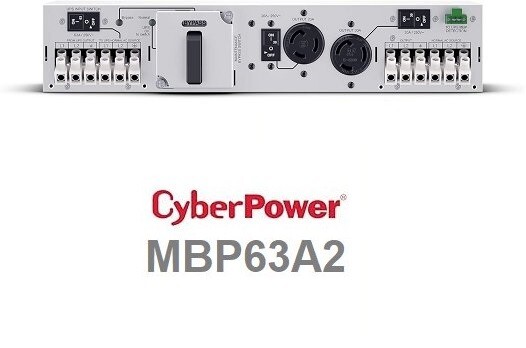 ✳️Duty Free✳️CyberPower MBP63A2 200-240VAC 63A 2 RU Maintenance Bypass PDU🔥