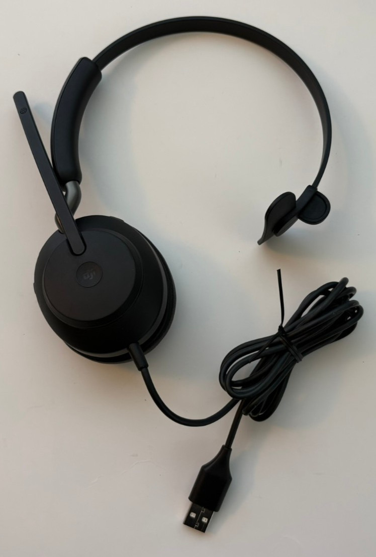 Jabra: Evolve2 65 Wired USB Mono Headset Only