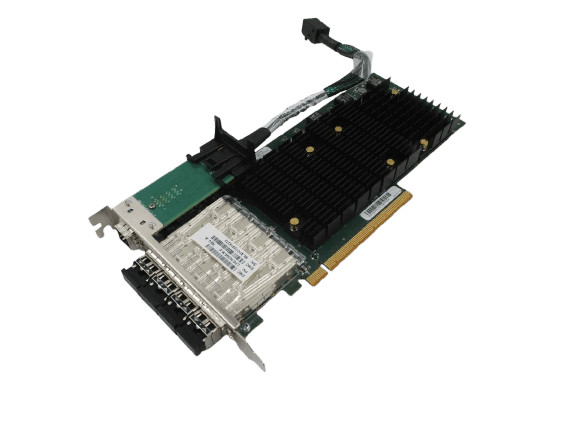 LPE16304-M-E EMC EMULEX 16GB / 10GB Ethernet SFP+ Quad Port W/ HD MiniSAS Port