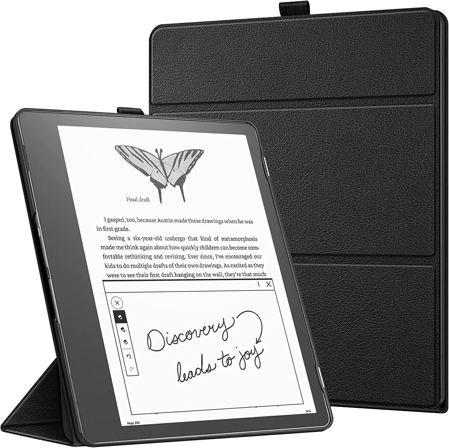 Trifold Case for Kindle Scribe (2024/2022 Release) Slim Foldable Stand Cover