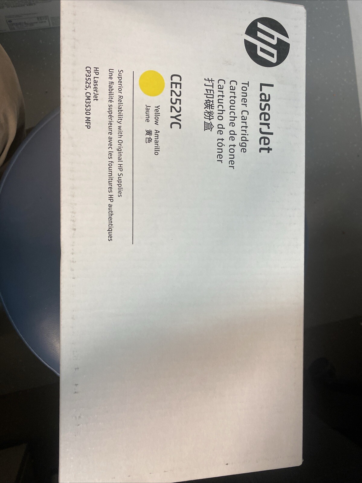 HP CE252YC Yellow Toner Cartridge Genuine