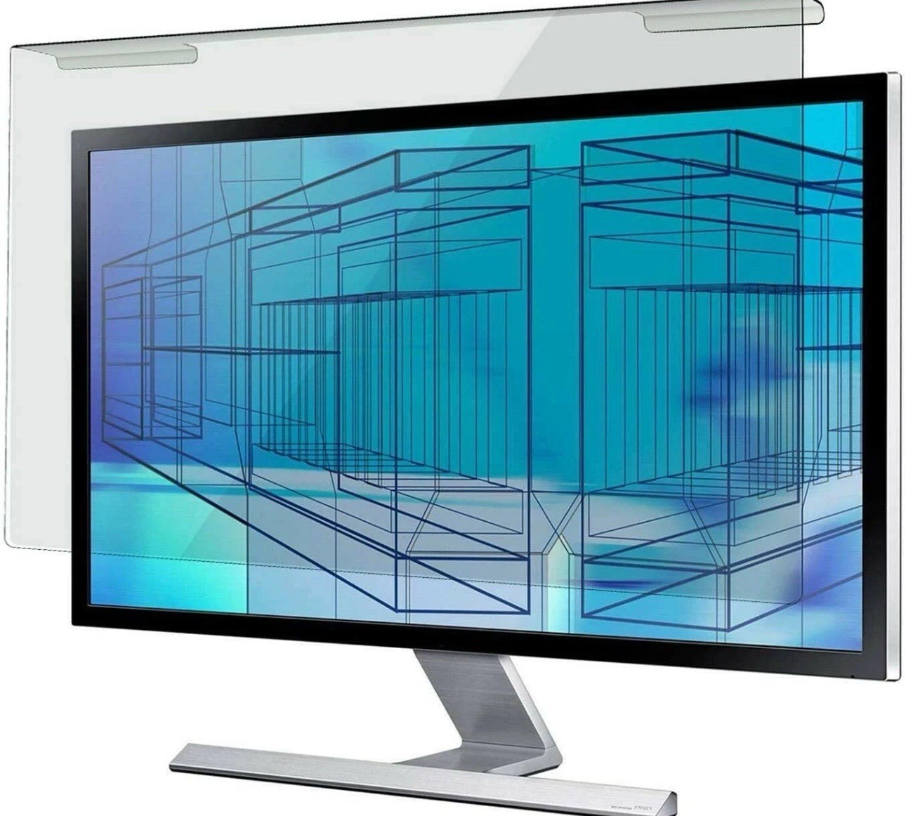 NUSIGN 24 inch Easy Hang Blue Light Blocking Screen Protector Panel