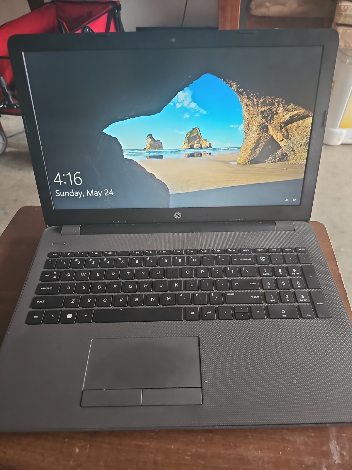 HP 255 G6 Notebook PC 15.6" AMD A6-9225@2.90GHz 4GB RAM NO SSD/OS/AC ADAPTER 