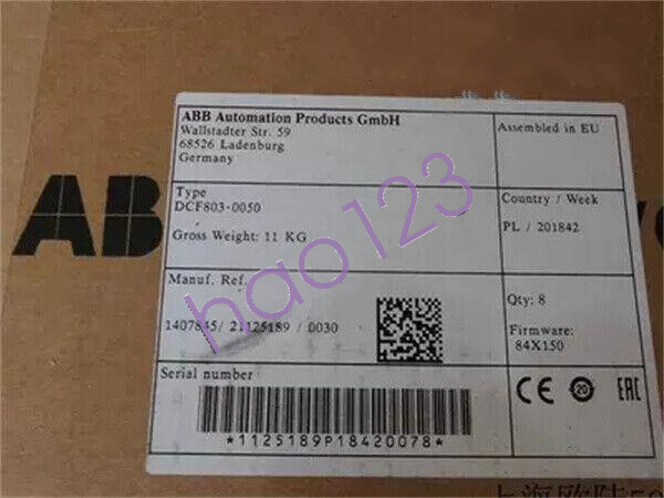 DCF803-0050 ABB DCS800 excitation unit Brand New By DHL/FedEx Fast Shipping