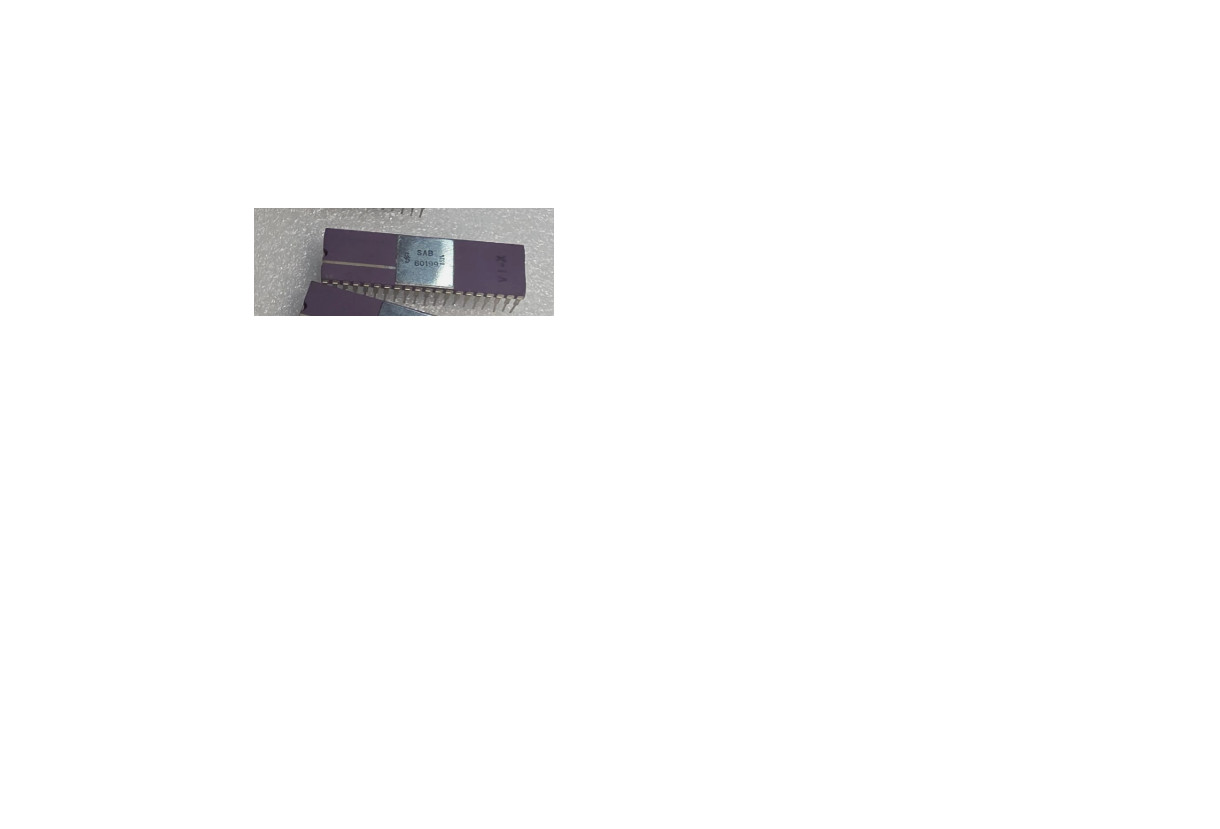 Siemens SAB80199 16bit 20MHz very rare 8086 compatible bus vintage CPU GOLD