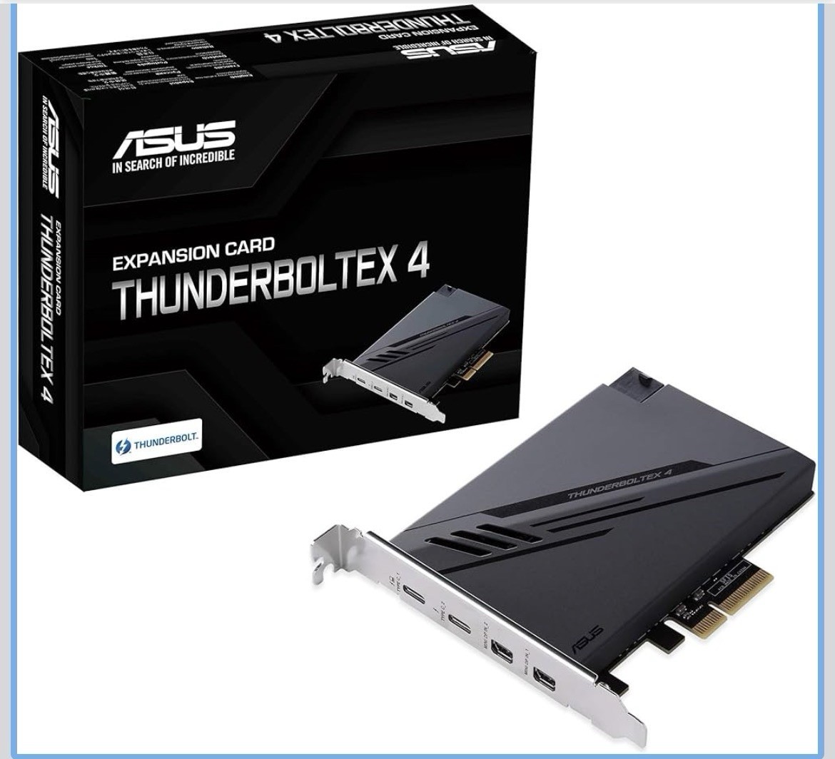 ASUS ThunderboltEX 4 with Intel® Thunderbolt™ 4 JHL 8540 Controller