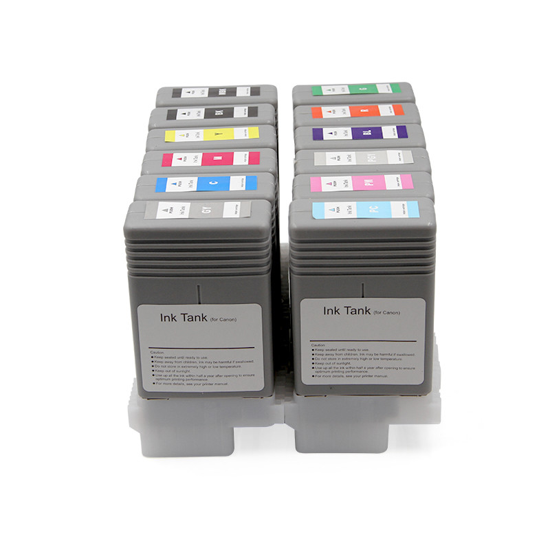 12PCS PFI-101 103 Ink Cartridge For Canon imagePROGRAF iPF5000 5100 6100 6200