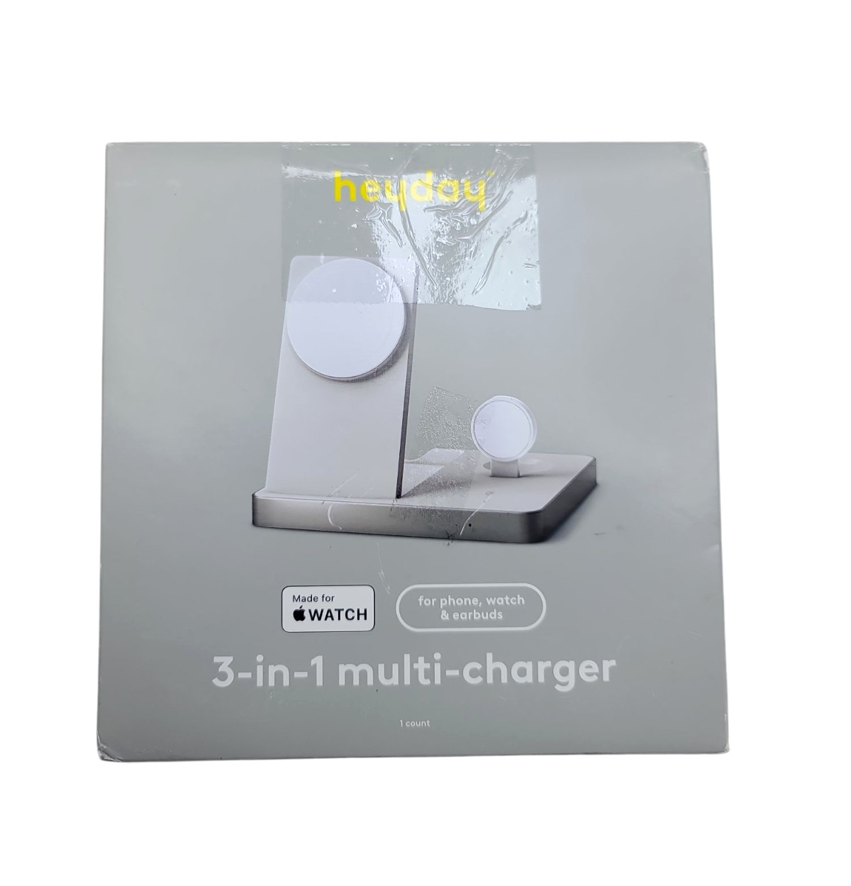heyday MAGSAFE 3-in-1 Multi-Charger (for Apple iPhone/Watch) +6' Cable & Adapter