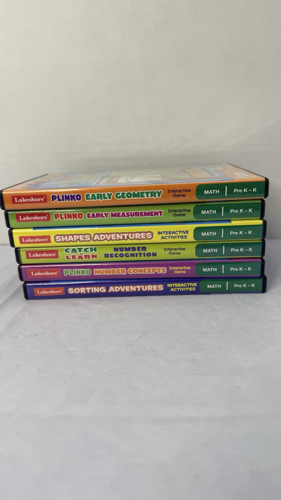 Lakeshore Learning Pre K Kindergarten Math Interactive Software Game Disc Lot 6