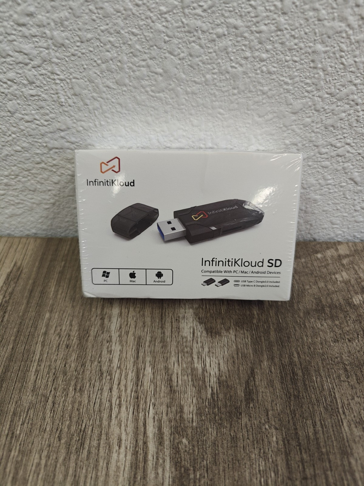 NEW & Factory Sealed:  InfinitiKloud SD Use with PC MAC Android Data Transfer