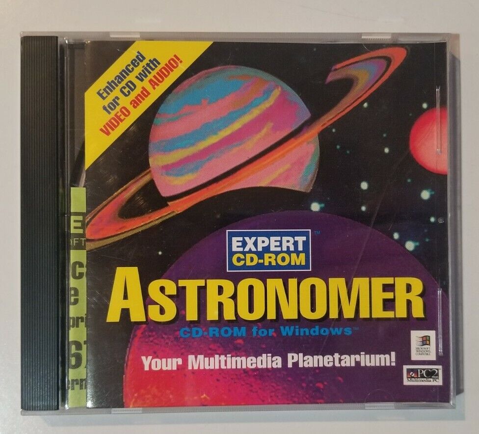 ASTRONOMER PC CD-Rom Windows 1995 Expert Software 