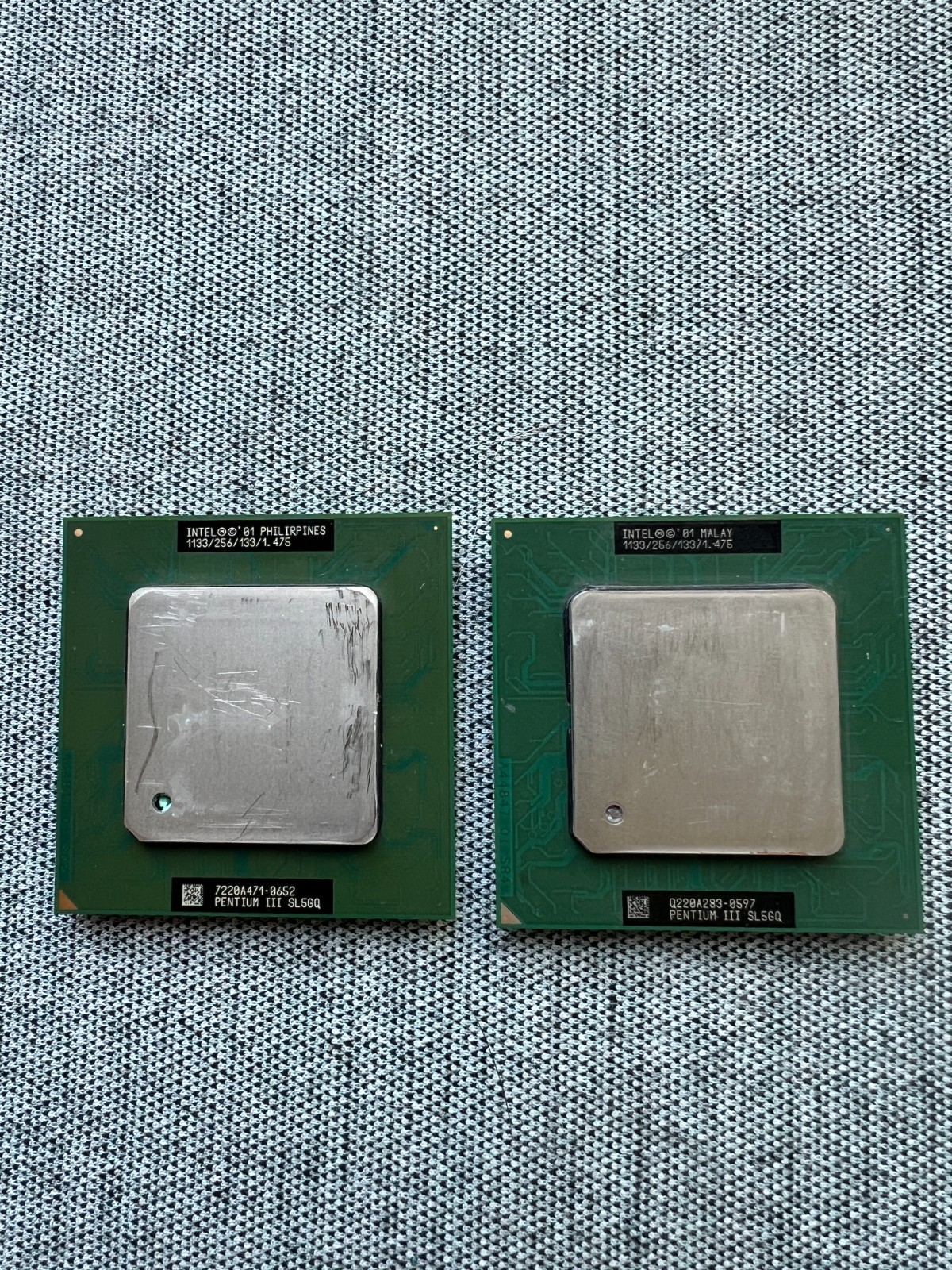 Intel Pentium III 1133/256/133/1.475 SL5GQ Socket 370 Tested