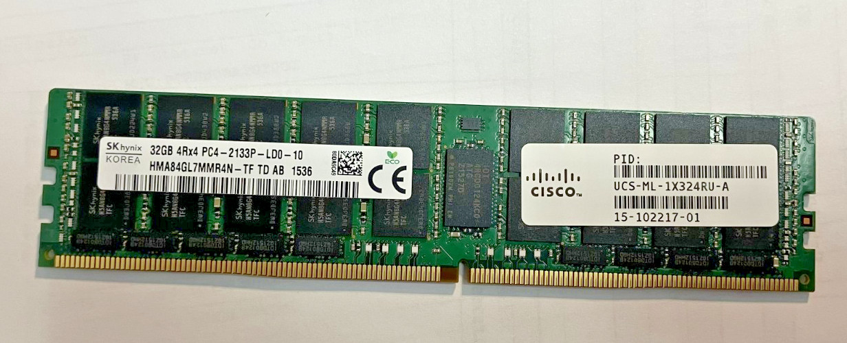 HYNIX HMA84GL7MMR4N-TF 32GB DDR4 2133MHZ LRDIMM 1700 4RX4 32GB DDR4