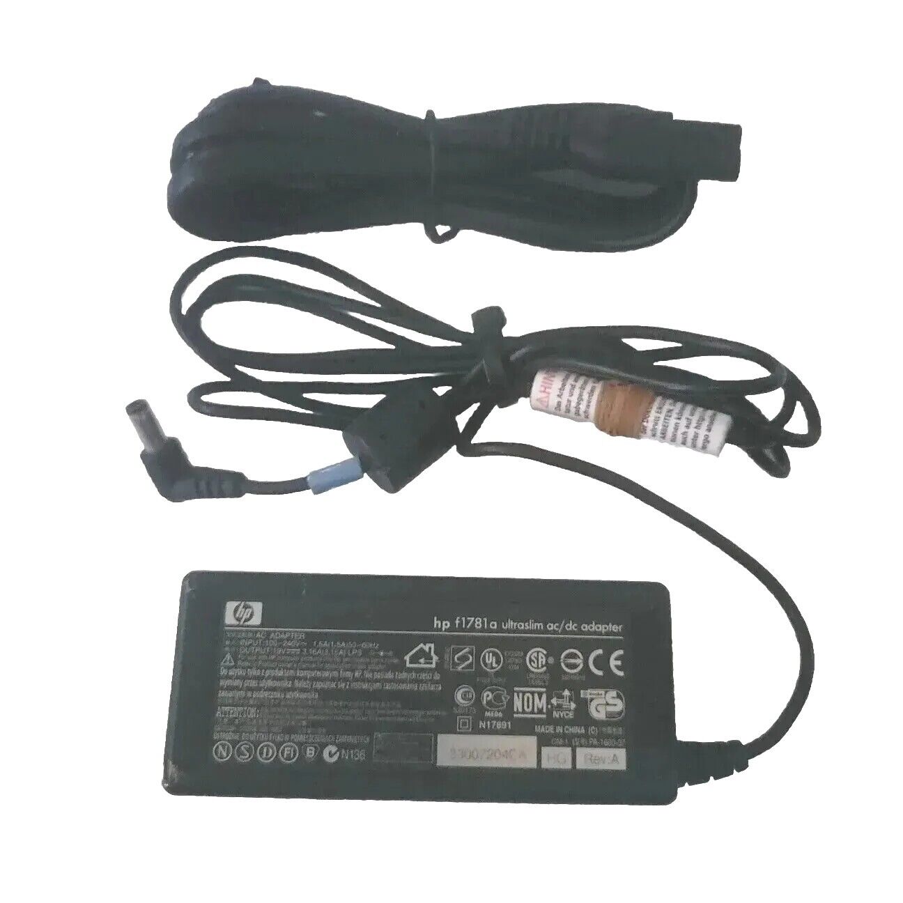 HP Ultra Slim F1781A AC Adapter Power Supply for notebook laptop