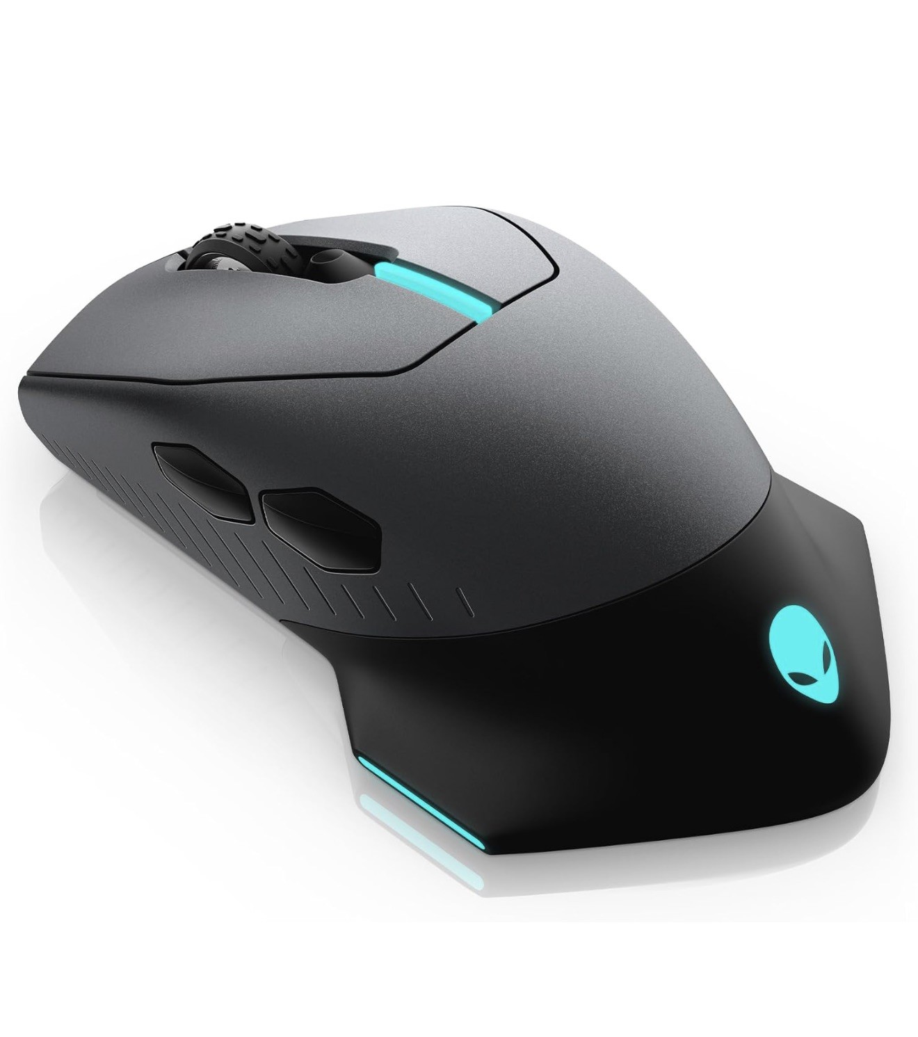 Alienware Wireless Gaming Mouse AW610M, 16000 DPI, 400 IPS, 7 Buttons Dark Side