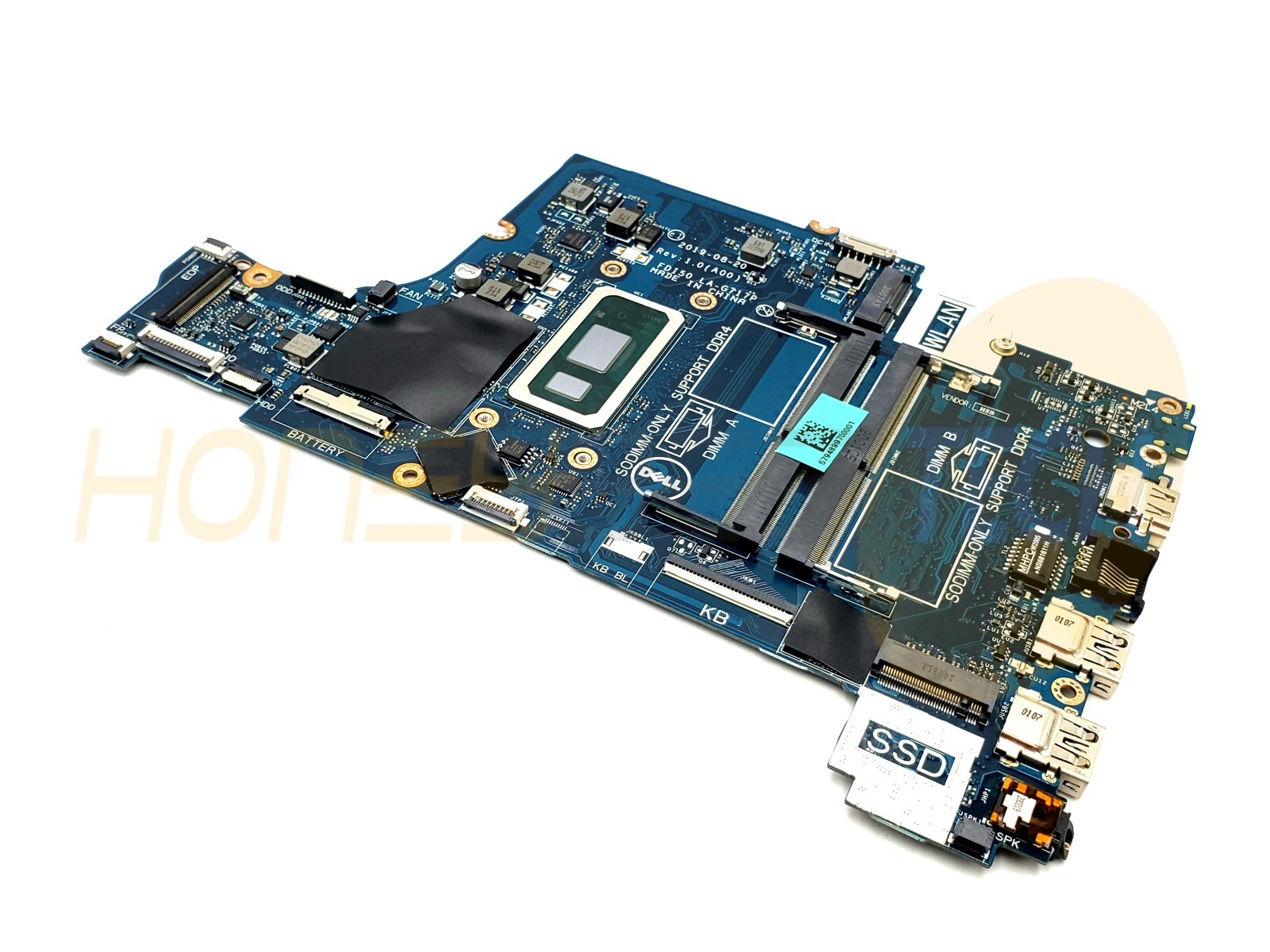 GENUINE DELL VOSTRO 3490 LAPTOP INTEL MOTHERBOARD i5-10210U 6FMPV 06FMPV TESTED