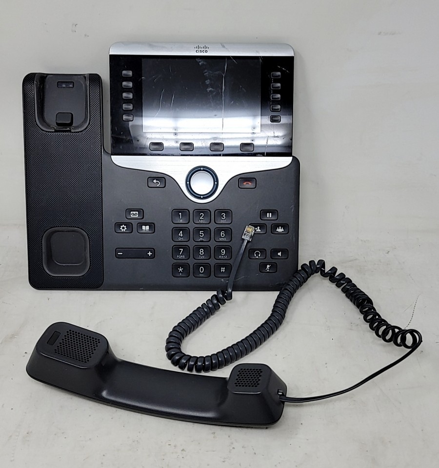 Cisco UC Phone CP-8851 CP-8851-K9 IP Phone PoE SEE NOTES