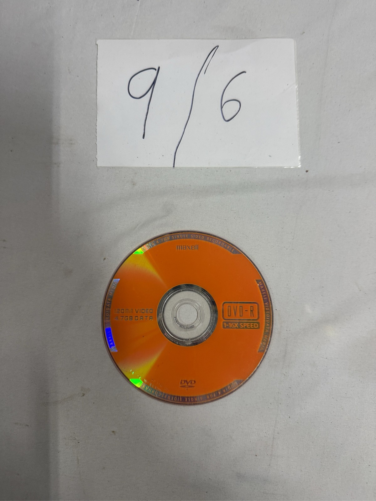Maxell DVD-R 4.7GB 120 Minute 16x Speed Blank Recordable Media Disc