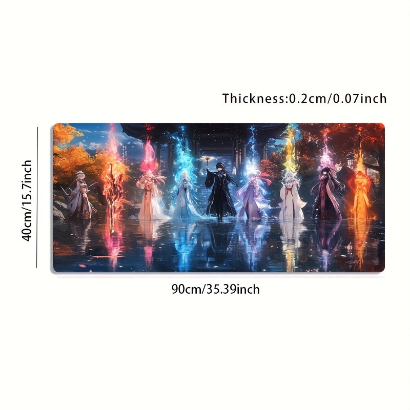 1pc Large-sized Esports Gaming Mouse Pad with an Ancient-style Group Portrait