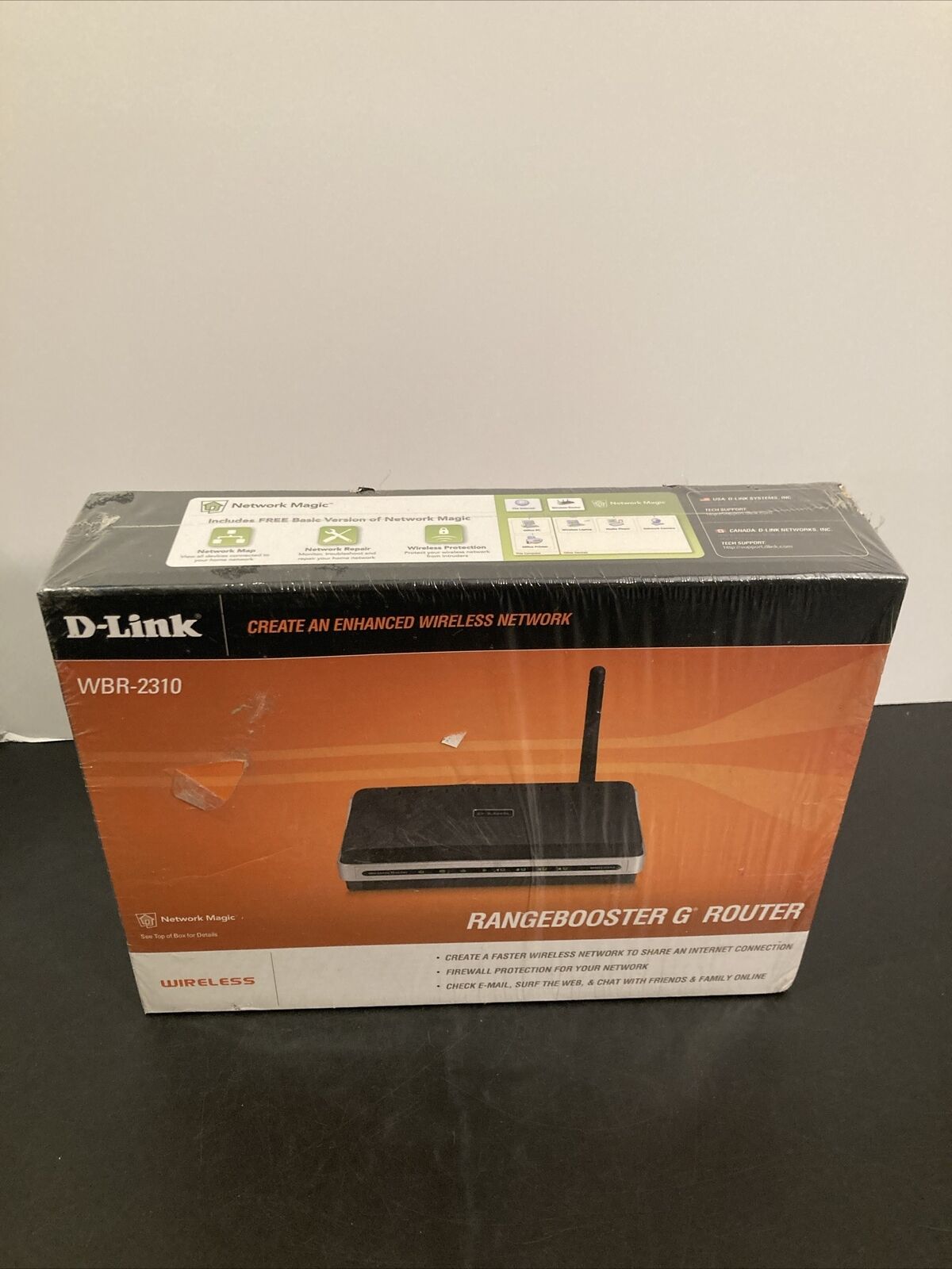 D-Link G WBR-2310 108 Mbps 4-Port 10/100 Wireless G Router Sealed