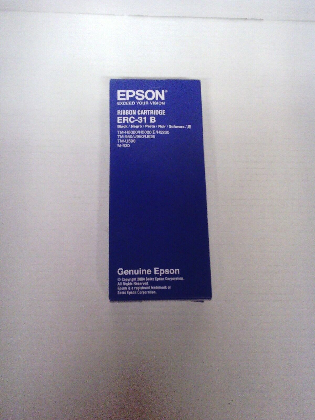 EPSON ERC-31 B BLACK RIBBON PACK OF 10  CARTRIDGE DOT MATRIX ERC-31 B / M9-4 