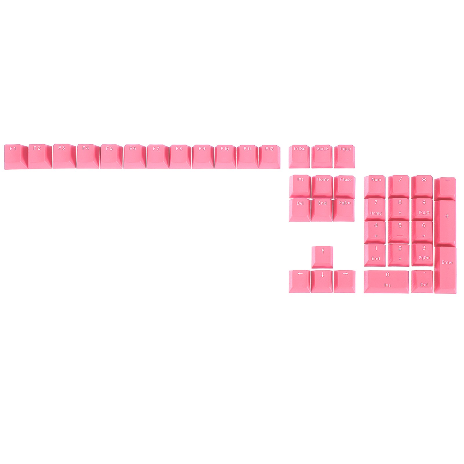42 Key PBT Keycap Set Mechanical Numeric Keypads for Keyboard, Pink