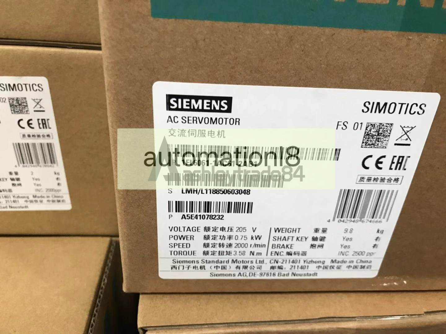 1pcs Siemens 1FL6061-1AC61-2AB1 New
