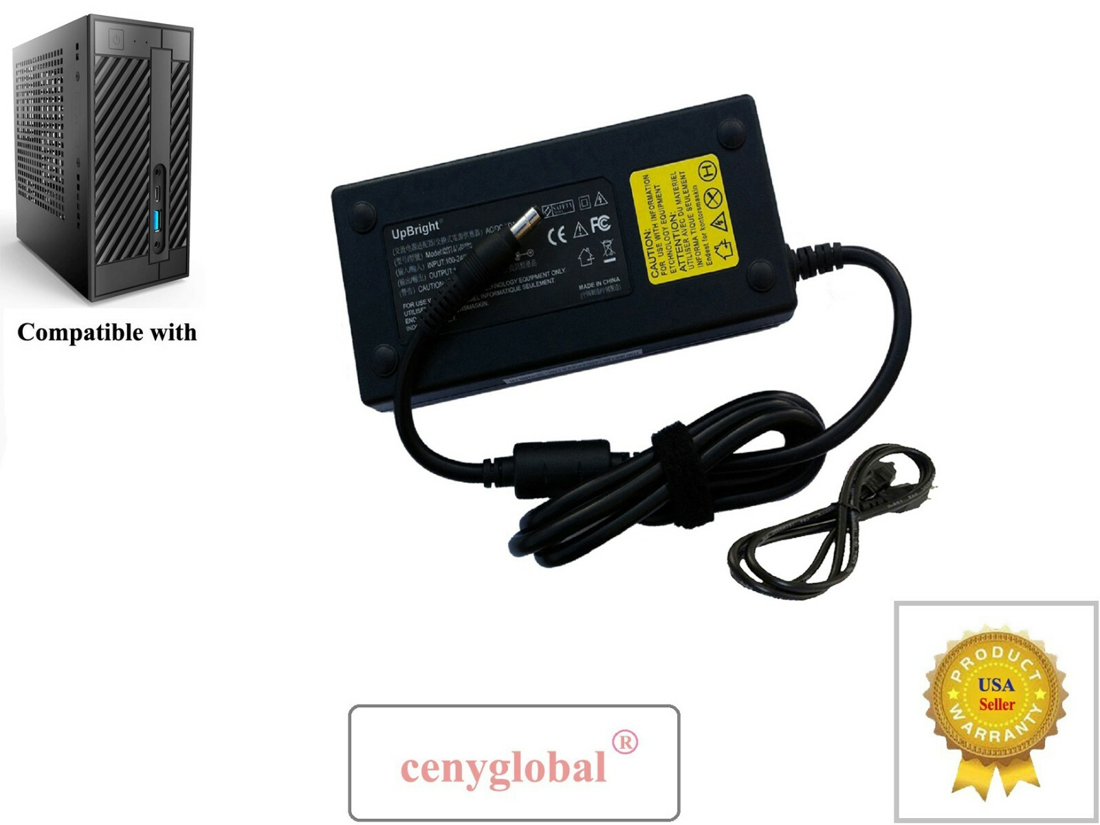 AC Adapter For ASRock DeskMini A300W H470W 310W 110W Desktop 120W Power Supply