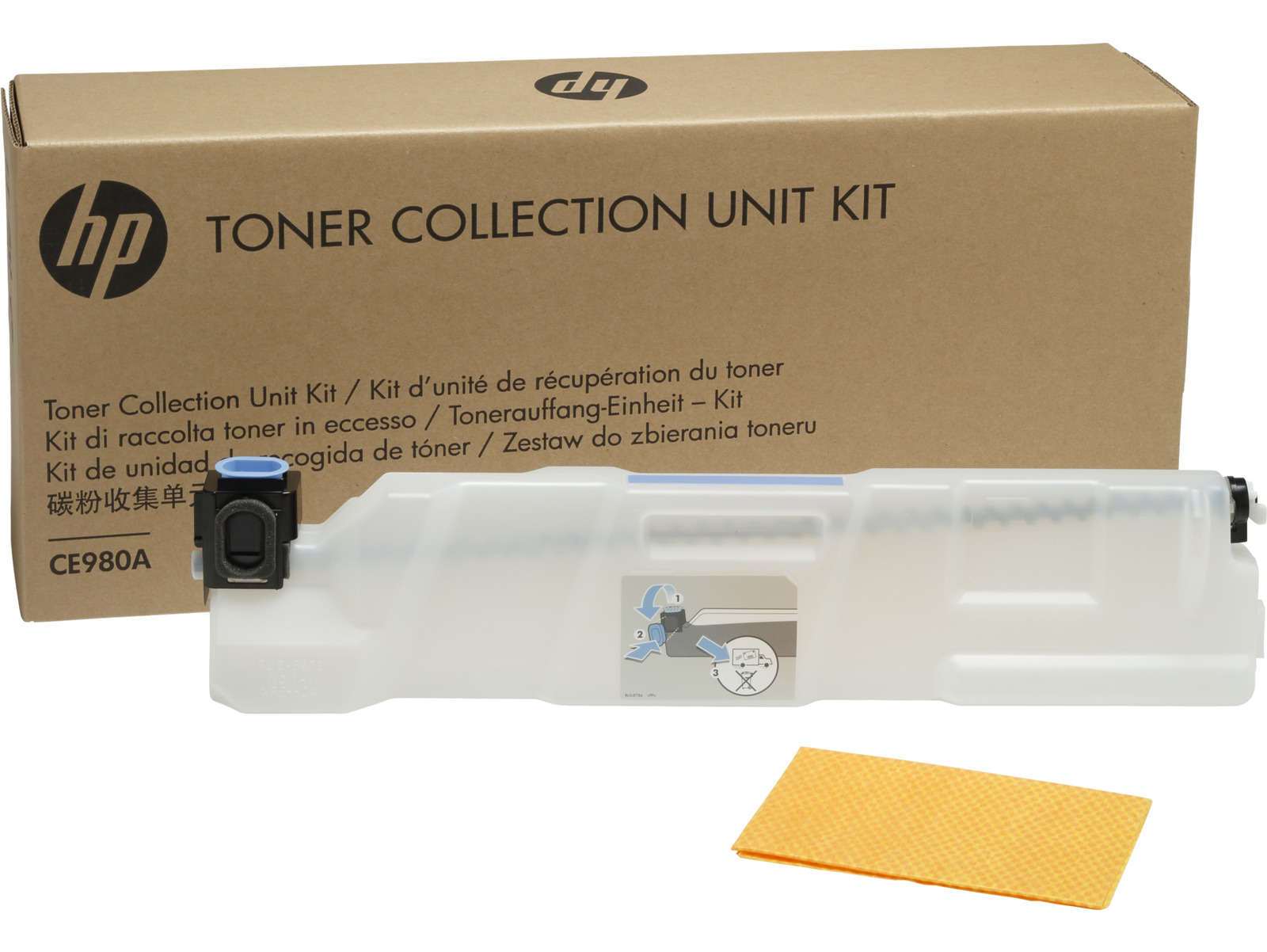 HP Color LaserJet CE980A Toner Collection Unit, Up to 150,000 pages, CE980A