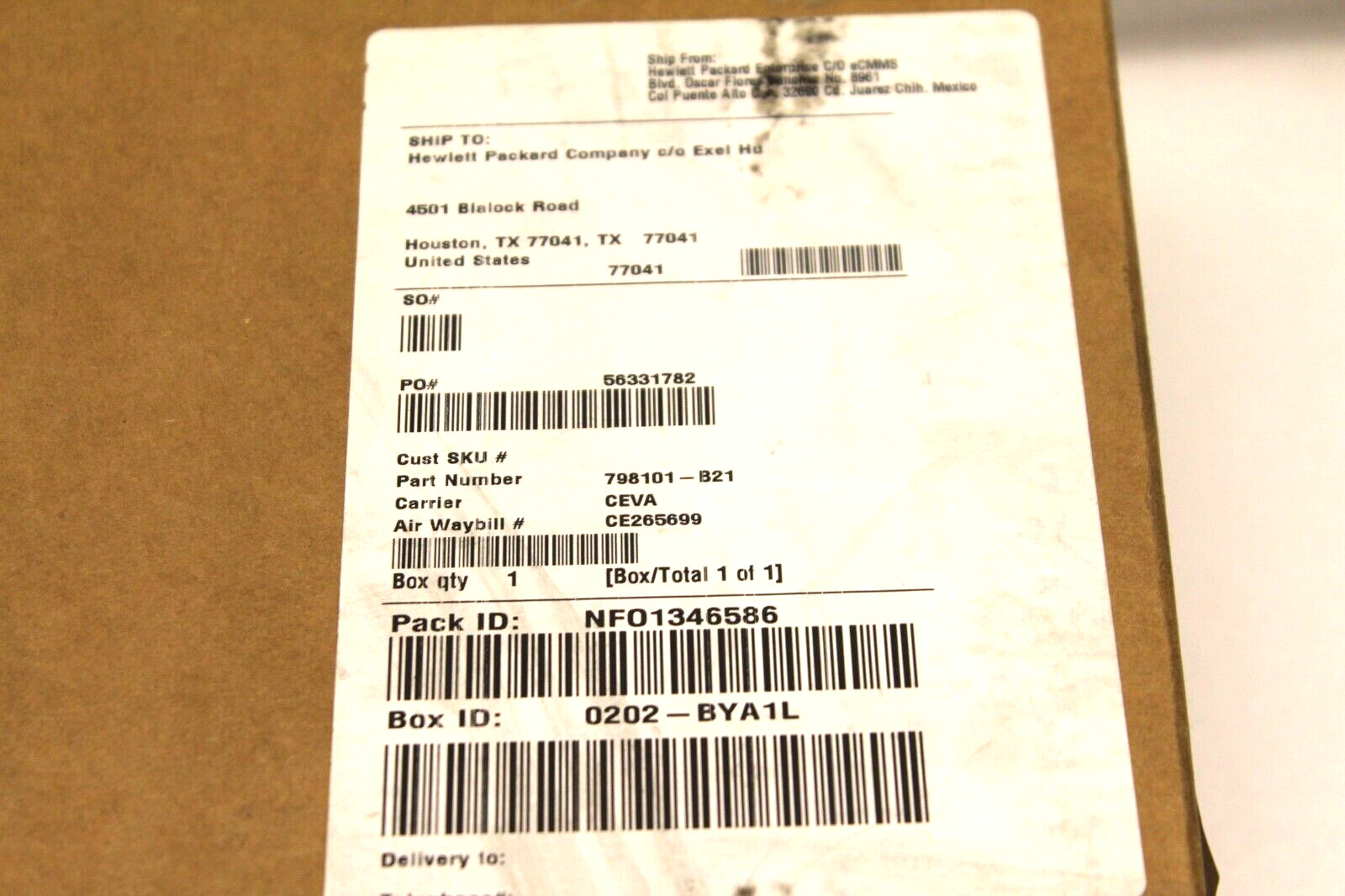 813832-001 HP 798101-B21  2650W 277VAC Hot Plug Power Supply Kit NEW~
