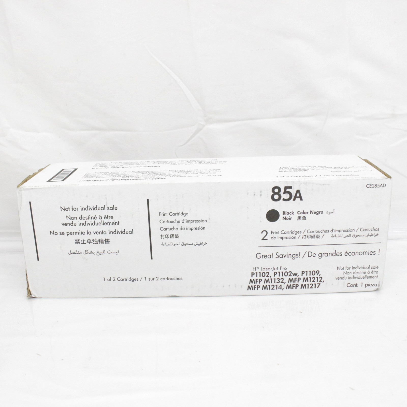 Genuine HP LaserJet 85A Original CE285AD Black Toner Cartridge OEM - NEW SEALED