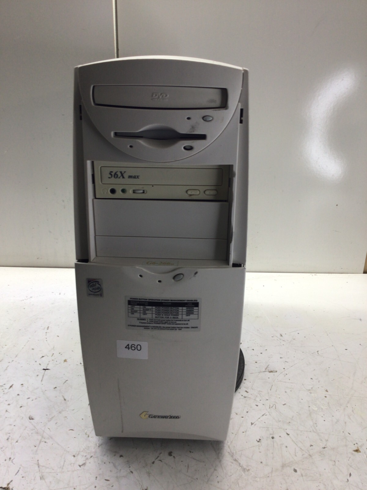 Gateway G6-266M Intel Pentium II 266MHz 192MB NO HDD