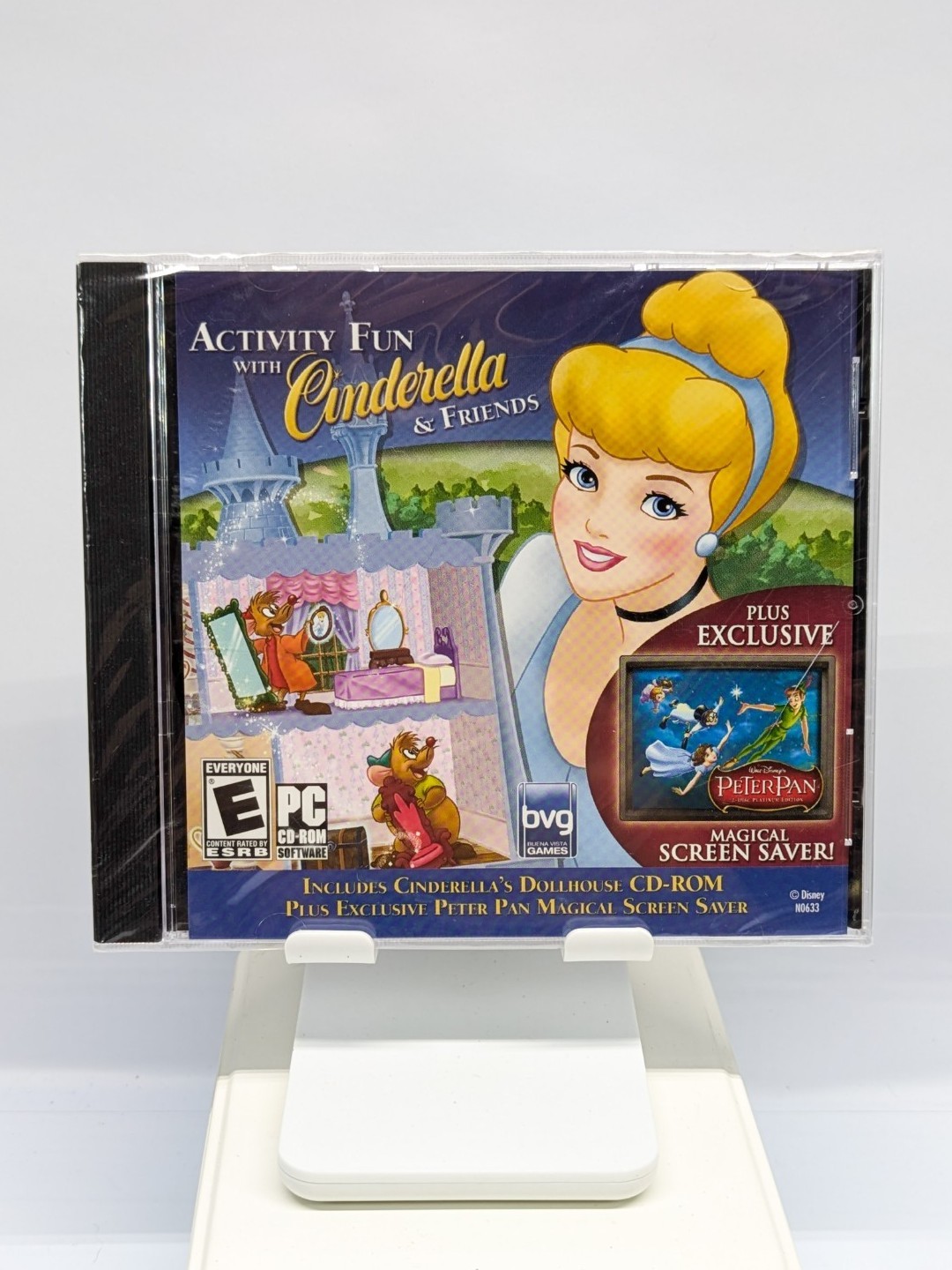 Cinderella & Friends: Disney's Activity Fun CD-ROM Game RARE NEW SEALED