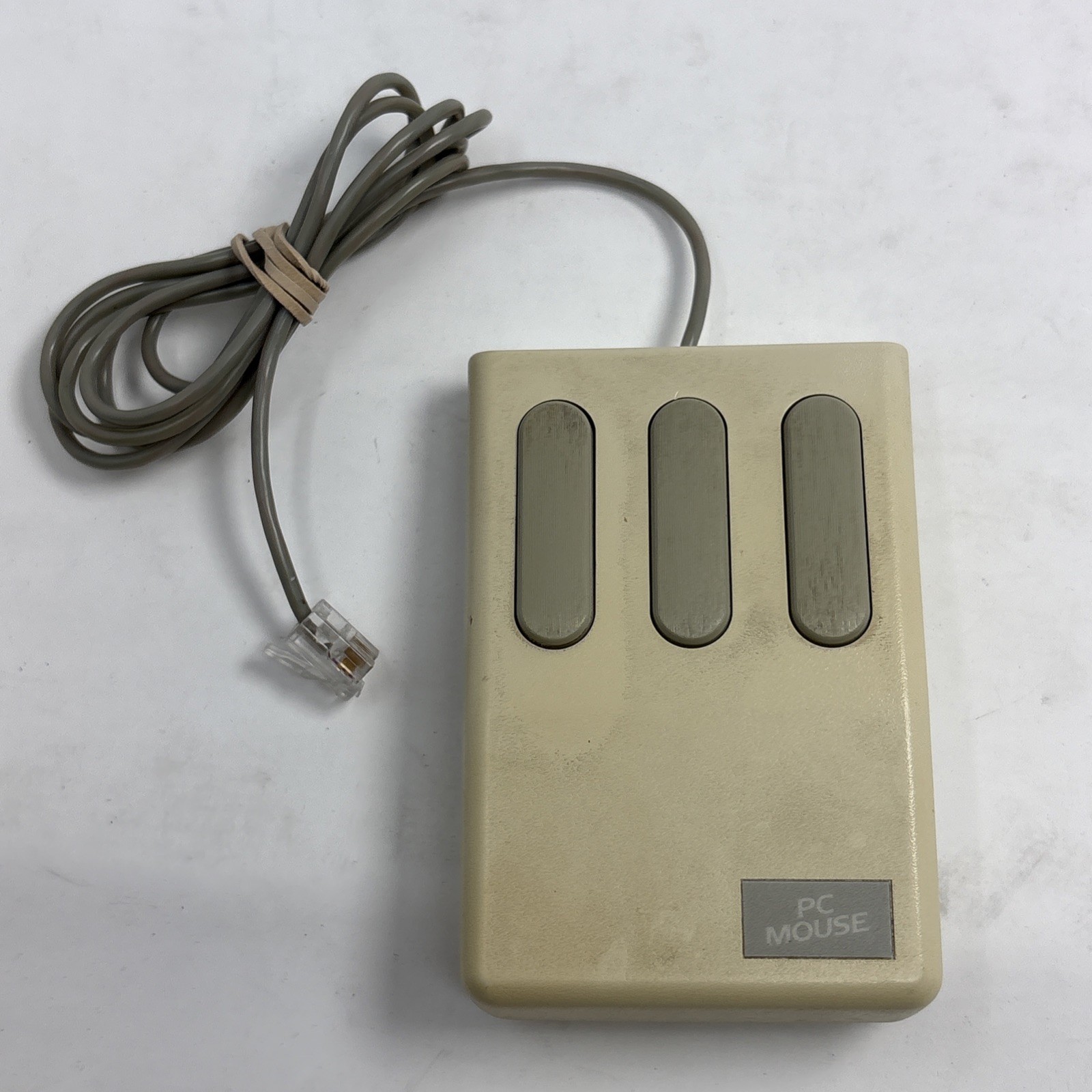 Vintage 1980s Mouse Systems 3 Button Optical Mouse - UNTESTED M2 042656