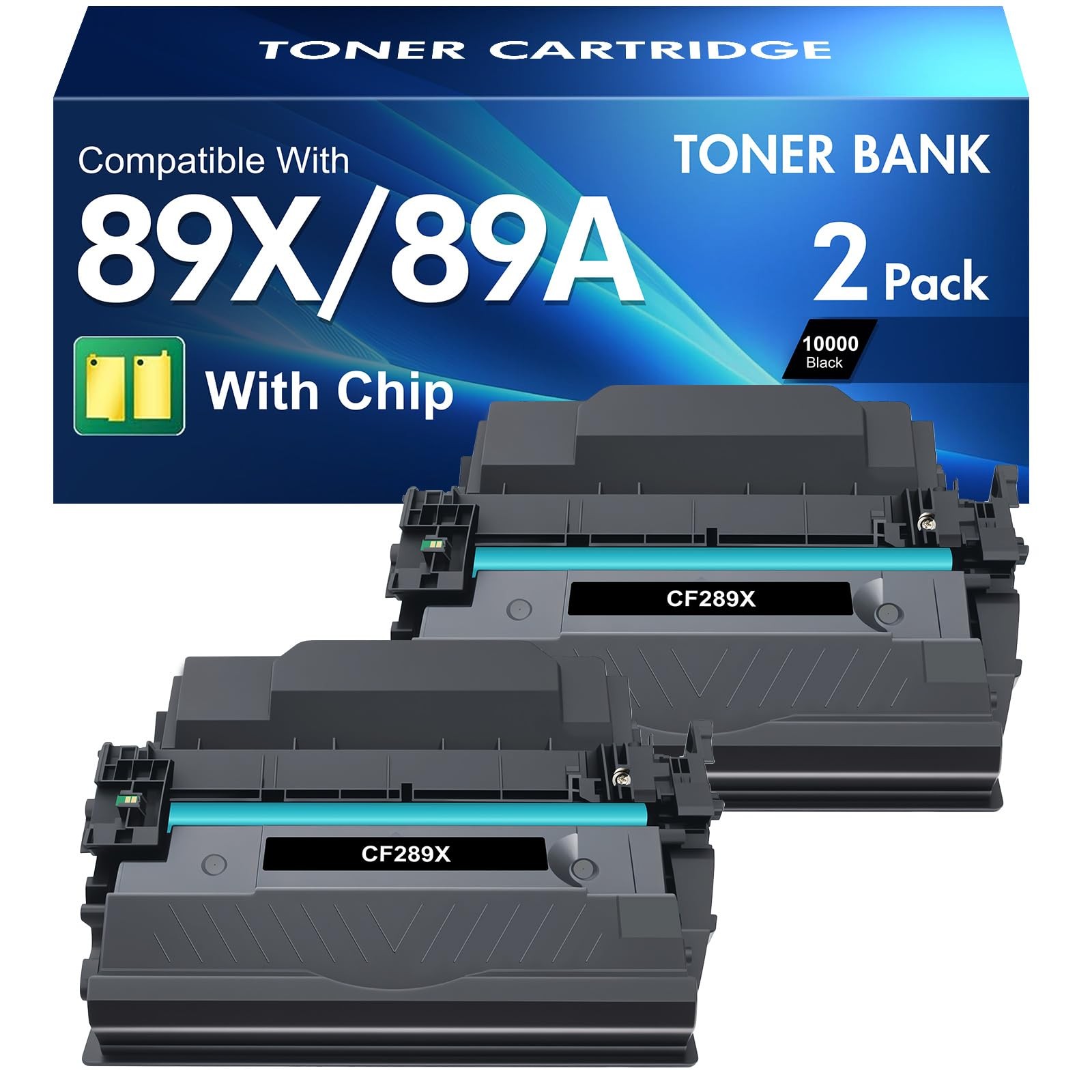 89X 89A Black Toner Cartridge CF289X Compatible for HP M507