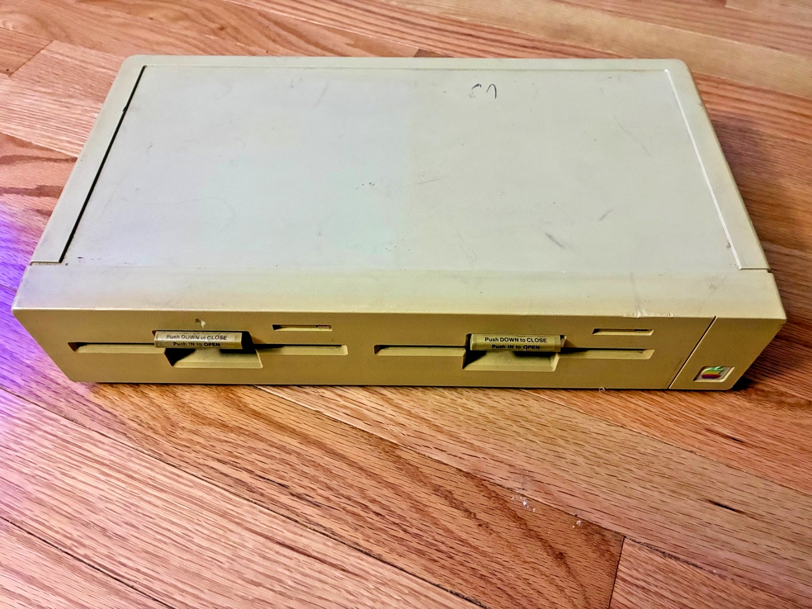 Vintage Apple Duo Disk A9M0108 Dual 5-1/4" Floppy Disk Drive  Untested