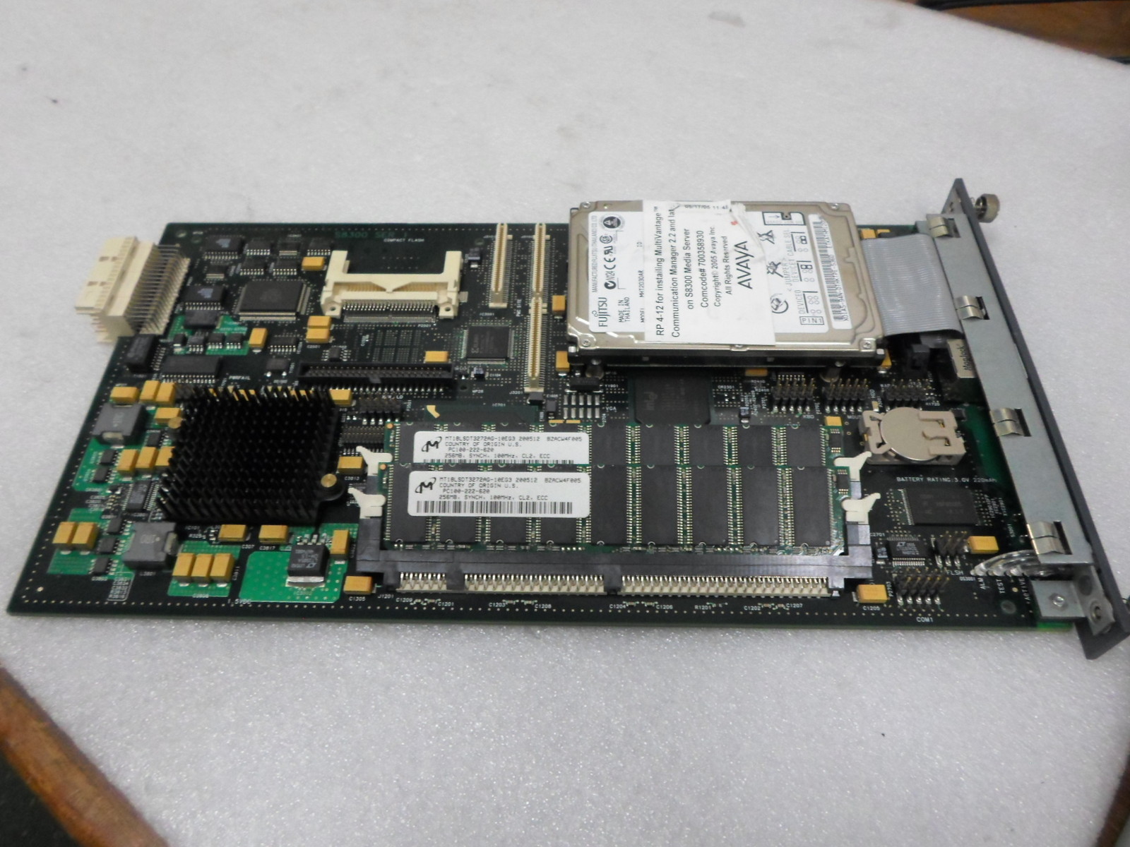 AVAYA S8300B ICC/SLP BV4 700358930 700285364 700394810/11 MEDIA SERVER PROCESSOR