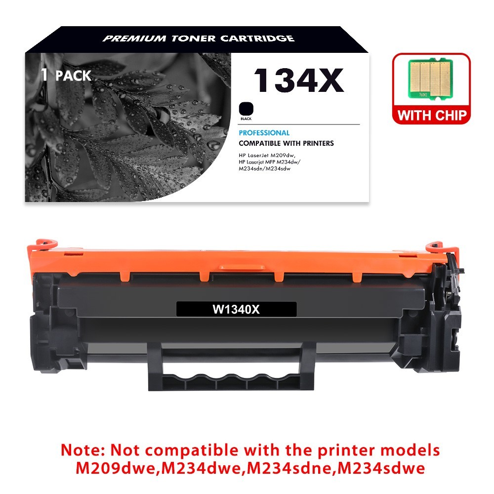 1-4PK W1340X Toner Cartridge With Chip for HP LaserJet M209dw MFP M234dw M234sdw
