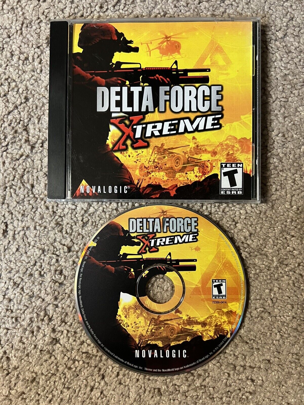 Delta Force Extreme PC Cd-Rom 2004 2005 NovaLogic NovaWorld 72358-0414