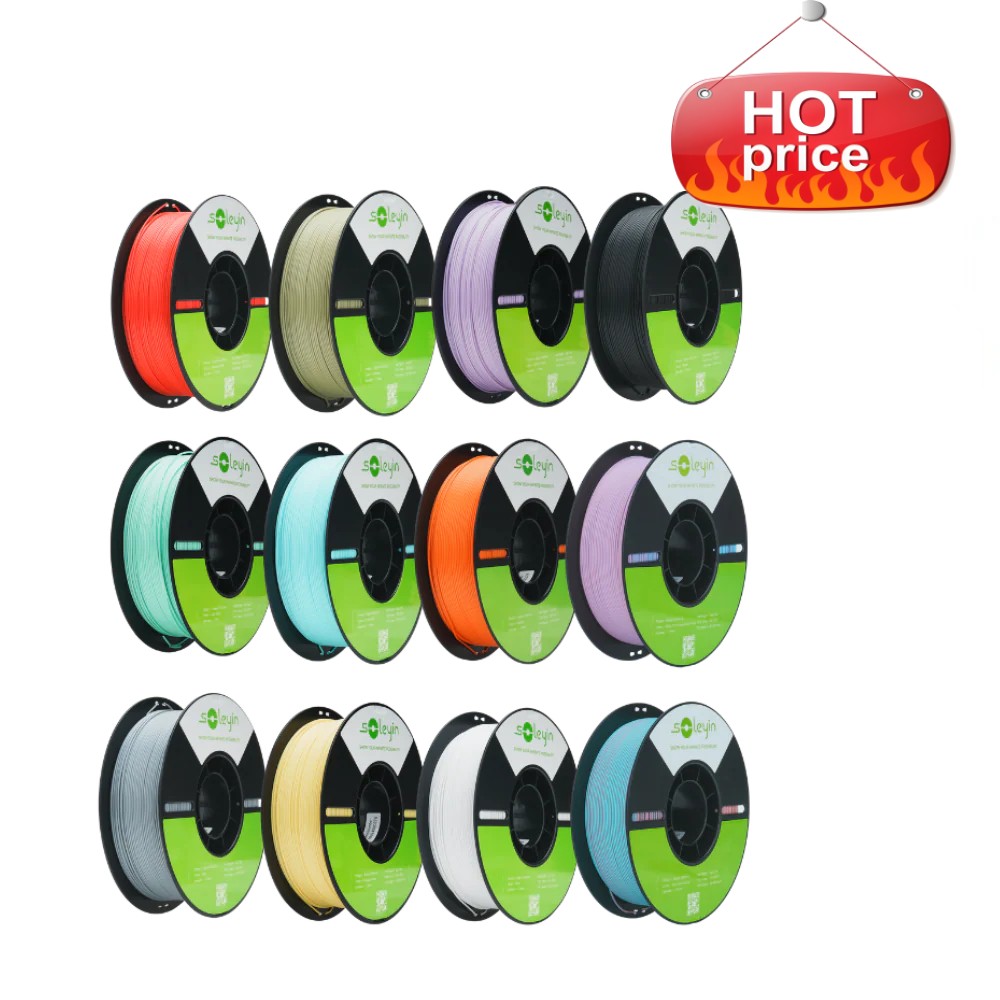 12KG Creality Soleyin Ultra PLA 3D Printer Filament 1.75mm 300mm/s Speed