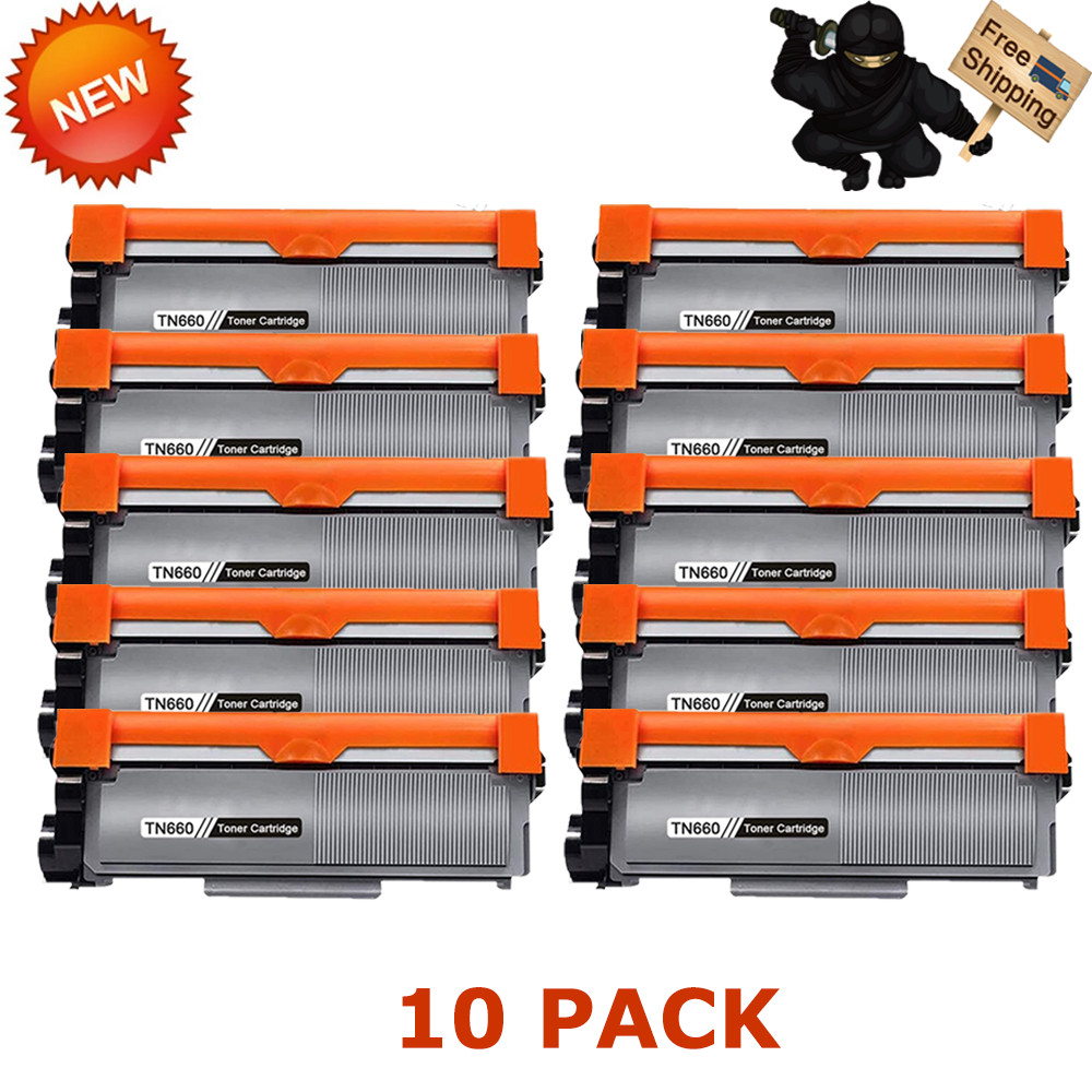 10PK TN660 Toner Cartridge Brother MFC-L2680W HL-L2320D