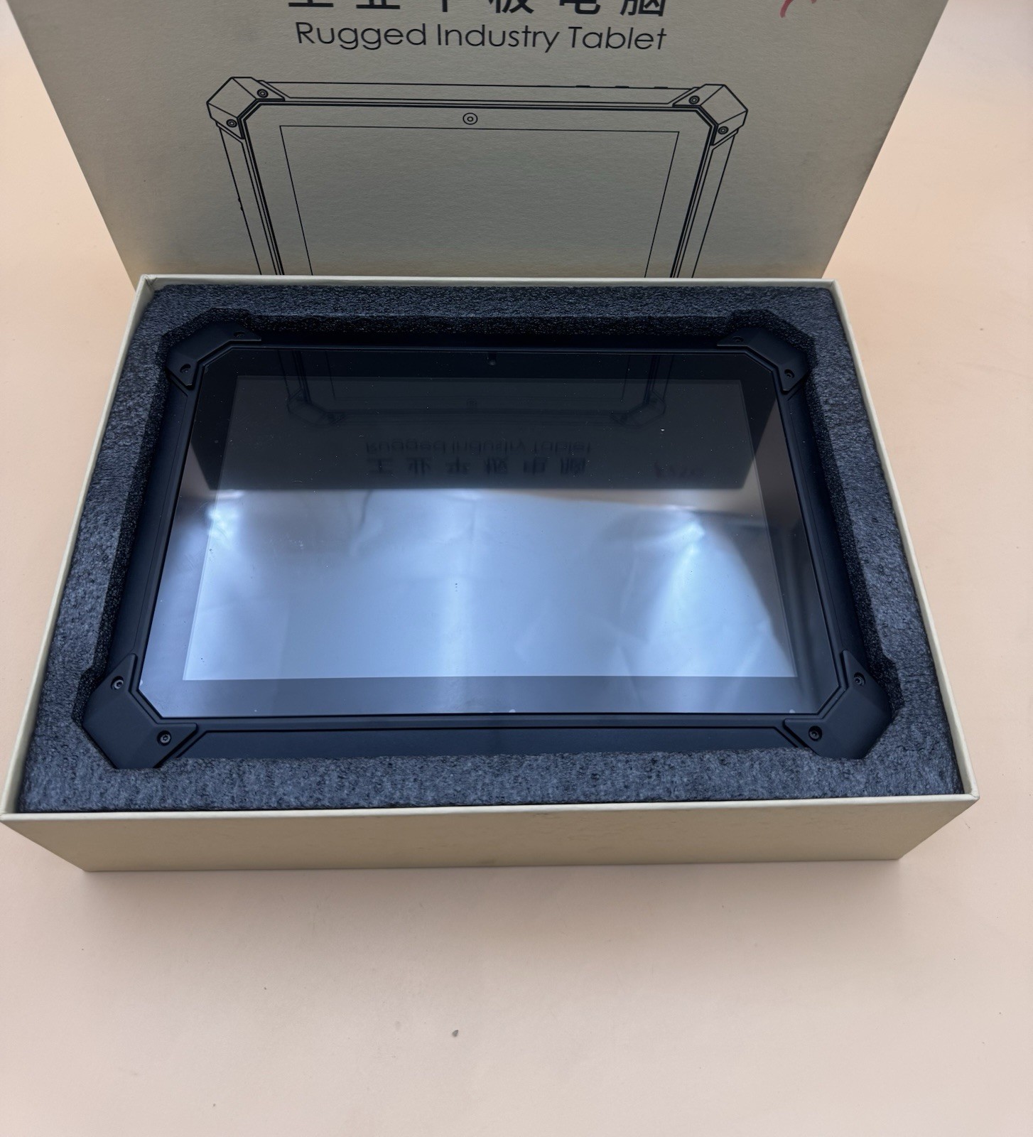10.1 Inch Industrial Handheld Tablet Multifunctional Fingerprint Reader Rugged