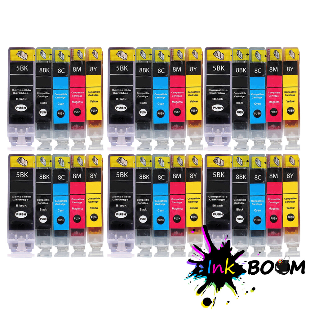 30 Ink Cartridge for PGI-5 CLI-8 PIXMA iP3300 iP6700D iX4000 MP530 MP600