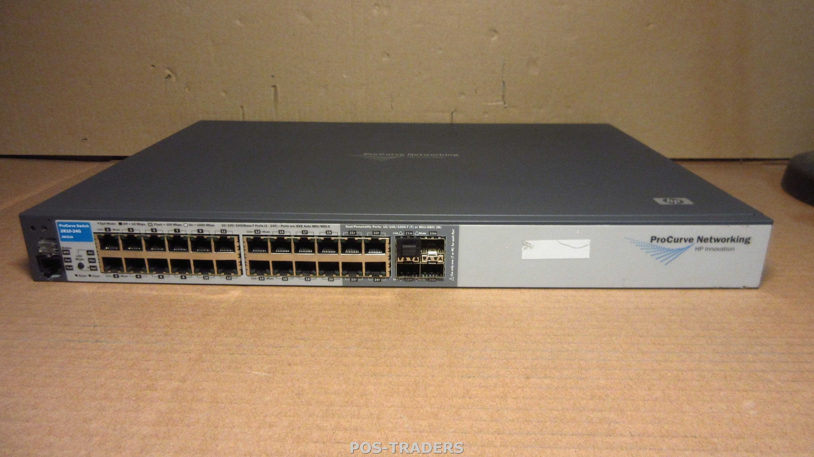 HP J9021A ProCurve 2810-24G 24-Port L2 Gigabit Switch + 4x SFP Managed NO LOGO