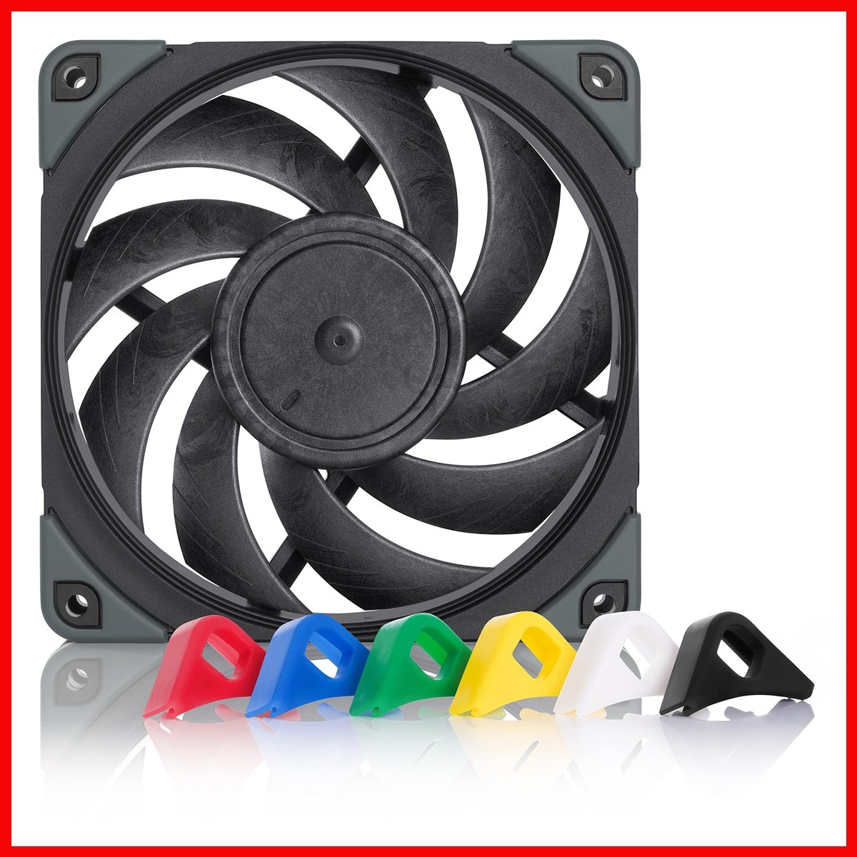 Noctua NF-A12x25 PWM chromax.Black.swap, High-Performance Quiet Fan 120mm