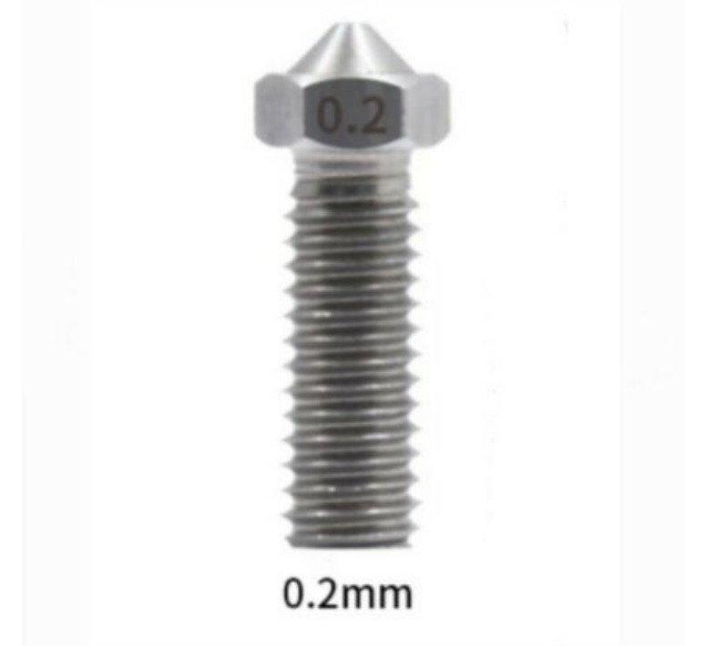 Top Quality Stainless Steel Volcano Nozzle For High Temperature 3 D Printing E3D