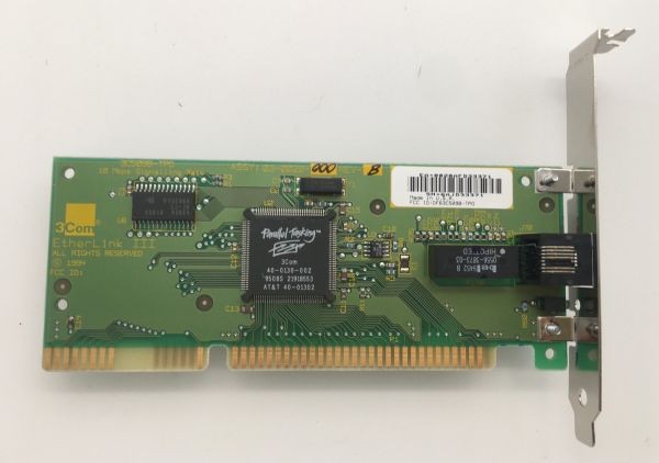 Etherlink III 10mbps, 03-0020-000 REV.B, ISA NETWORK CARD, 02-0020-000