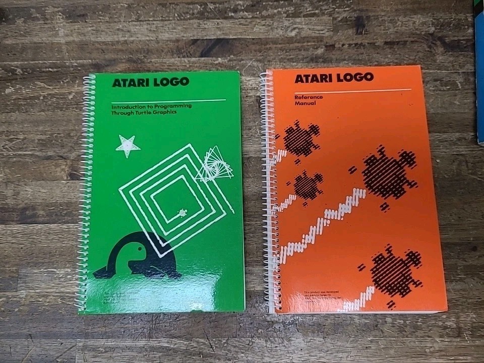 Vintage 1983 Atari Logo Manuals: Introduction to Programming & Reference Manual