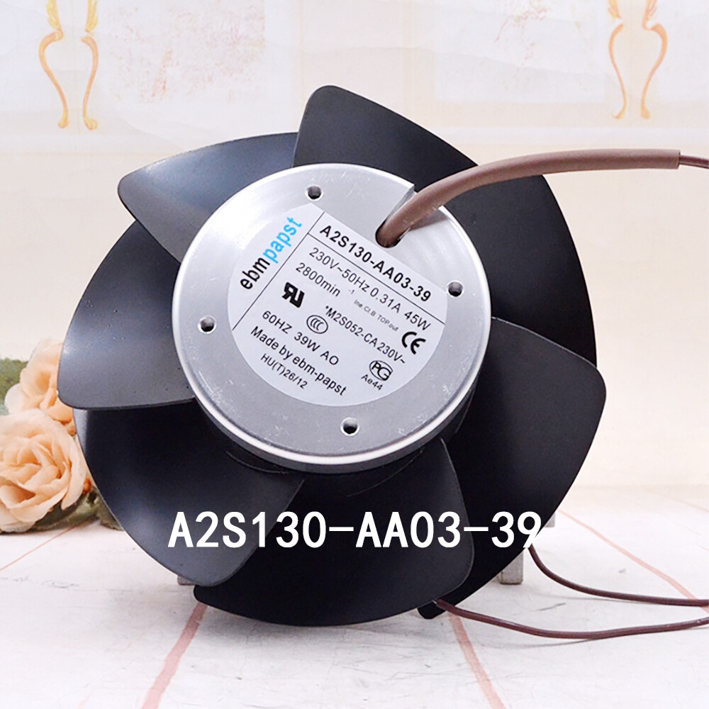 Ebmpaps high air volume fan A2S130-AA03-39 230VAC 39/45W 0.31A Factory wholesale