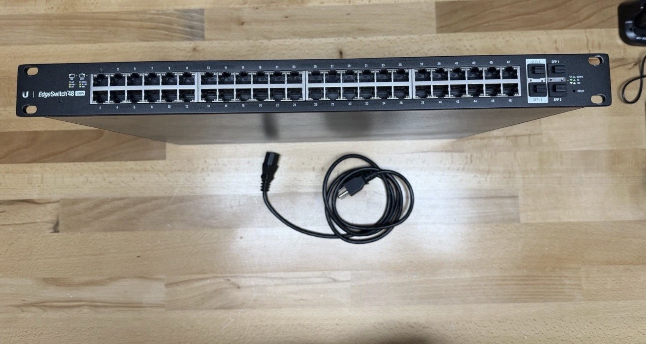 Ubiquiti Edge Switch ES-48-500W 48-Port PoE Network Switch